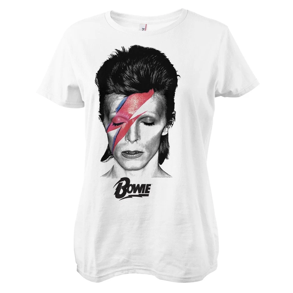 Officially Licensed David Bowie - Aladdin Sane Women T-Shirt
