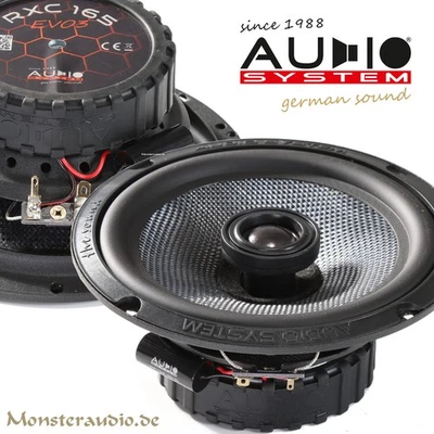 Audio System RXC165 EVO3 260 Watt 16,5cm Auto Lautsprecher 165mm Koaxial Boxen - Bild 1 von 3