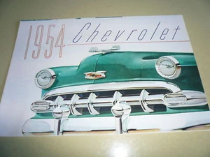 1954 Chevrolet Sales Brochure Foldout Style - Vintage - Picture 1 of 4