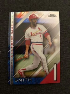 2020 Topps Chrome Update A Numbers Game Ozzie Smith #NGC-21 - Cardinals - Picture 1 of 2
