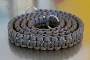 NEW GRAY GREEN CAMERA 36" NECK STRAP PARACORD DSLR CANON NIKON SONY FUJI LEICA - Picture 1 of 11