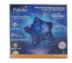 Pabobo ruhiger Ozean musikalischer Nachtlicht Projektor für Baby und Kleinkind - Bild 1 von 2