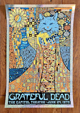 Todd Slater Grateful Dead China Cat Sunflower Sparkle Foil Poster x/50 Garcia