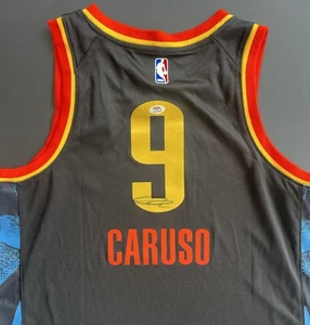 Maglia Alex Caruso firmata autografata Oklahoma City Thunder OKC PSA/DNA COA - Foto 1 di 4