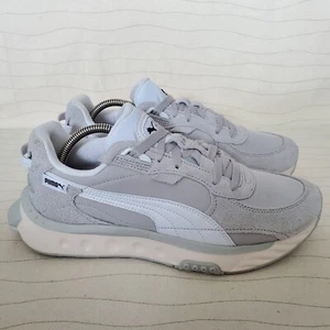 Puma Mens Wild Rider Vintage Glacial Gray Suede Shoes Sneaker 381595-04 Size 9 - Picture 1 of 10