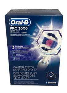 Oral-B Pro 3000 3D White Smart Series Rechargeable Toothbrush 3 Features - Picture 1 of 6