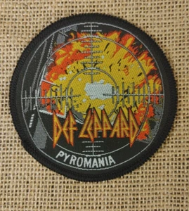 Vintage Def Leppard - Pyromania - Sew-On Patch  3  1/2" - Picture 1 of 4
