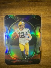 2022 Panini Select Aaron Rodgers Black & Red Concourse Die-Cut Prizm #55 Jets