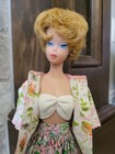 !! Very Floral & Eye-Catching Bubblecut Barbie Doll + Outfit & Shoes