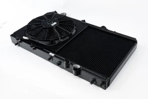 CSF Radiator Black Finish For 92-00 Honda Civic W/k-swap V3 - Bild 1 von 8