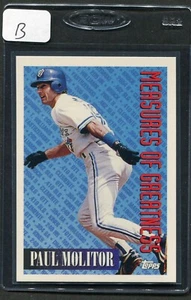 1994 Topps Paul Molitor MG #609 Blue Jays (B) - Picture 1 of 1