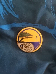1986 National BMW MOA rally Laguna Seca Pin - Picture 1 of 2