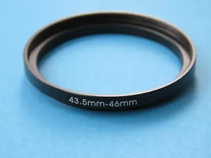 43.5mm to 46mm Step Up Step-Up Ring Camera Lens Filter Adapter Ring 43,5mm-46mm - Picture 1 of 2