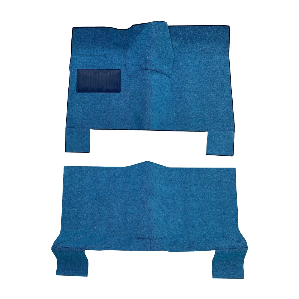 Kit de alfombras delanteras y traseras Lincoln Continental 1961-1961 negro gris tostado Foto 1 de 4