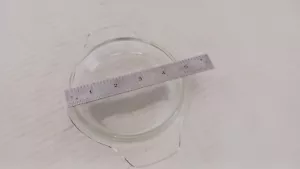 Round Clear Glass Double Handle Fridge Dish Replacement Lid 4.5" FREE SHIPPING - Picture 1 of 4