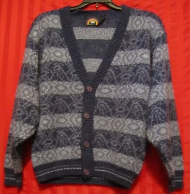 Cárdigan suéter New Era manga larga con botones cuello en V azul marino talla 16-18 para niño Foto 1 de 4