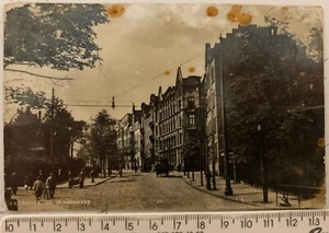 1938 KATOWICE ul. Mikolowska Katowice Polonia Cartolina Vintage Originale RPPC - Foto 1 di 2