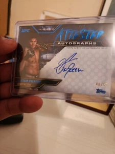 Tarjeta autógrafa Topps UFC Knockout Alistair Overeem 2024 azul certificado/50 - Imagen 1 de 2