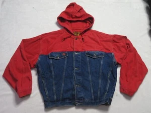 Vintage Bugle Boy Original 56 90s Denim Jacket Size XL Men Pre Owned Rare Read - Picture 1 of 7