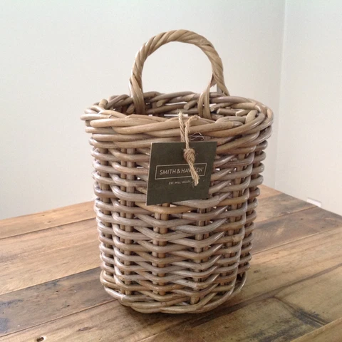 Smith & Hawken Wicker Hanging Basket Cover