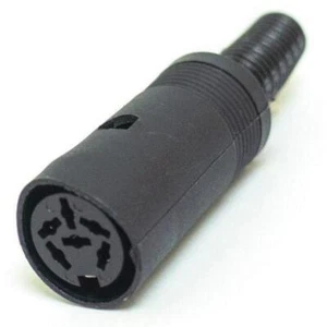Din 6Pin Female Inline Connector - Picture 1 of 1
