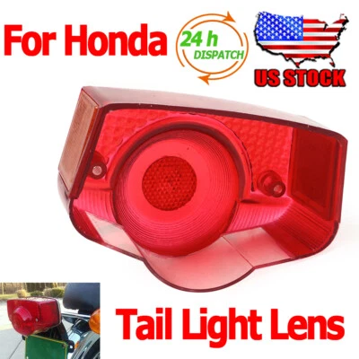 Lente de lanterna traseira vermelha para Honda CL70 CL90 CT90 CB350 CL450 # 13011-323-014 - Imagem 1 de 4