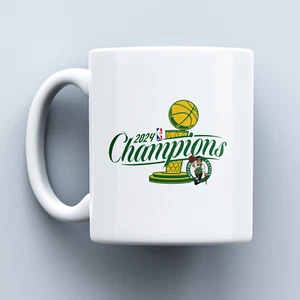Boston Celtics Mug 2024 Champions, 11 or 15 oz-Coffee-Tea-Champs-Playoffs-Cup - Picture 1 of 4