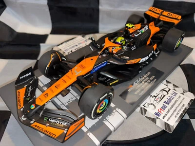 1:18 MINICHAMPS 537241904 Lando Norris Mclaren F1 MCL38 Primo Win Miami Gp 2024 - Immagine 1 di 4