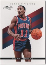 Isiah Thomas 2008-09 TOPPS SIGNATURE BASKETBALL Base #1446/2325 Pistons