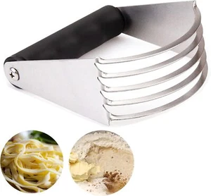 5 Blade Stainless Steel Pastry Cutter Dough Blender for Mixing Eggs Flour Butter - Picture 1 of 11