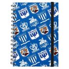 AFL Hard Cover Notebook - North Melbourne Kangaroos - A5 60 Page Pad