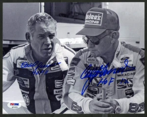 David Pearson Cale Yarborough SIGNED 8x10 Photo NASCAR HOF PSA/DNA AUTOGRAPHED - Picture 1 of 1