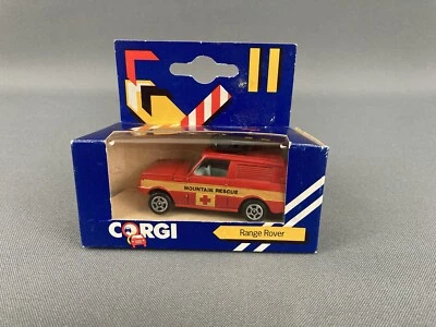 Corgi 1/64  Range Rover Mountain Rescue Red Diecast 1984 NIB #J59 - Image 1 of 4