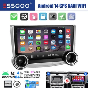 10" Für VW Passat VW B7 CC 2010-2015 64GB GPS Android 14 Apple Carplay Autoradio - Bild 1 von 12