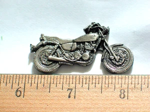 Vintage Harley Davidson Motorcycle Pin 1970's era x lg Lapel Pin - Picture 1 of 3