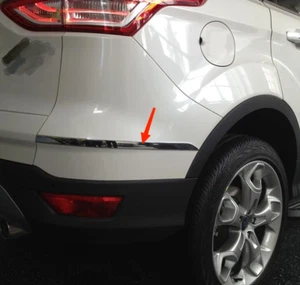 Chrome Rear Protector Corner Side Cover Trim For 2013-2019 Ford Escape Kuga 2pcs - Picture 1 of 2