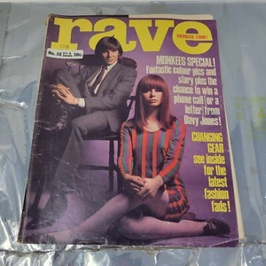 RAVE Magazine 1967 no 38 Vintage cb8 - Imagen 1 de 2