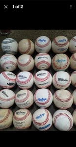  50 TOLLE gebrauchte Baseballs aus Leder RAWLINGS WILSON GEMISCHT - Bild 1 von 2