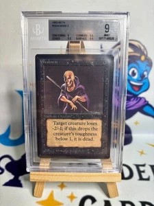 Magic MTG Schwäche BETA BGS 9 1993 (NO psa alpha 10 commander premodern mox) - Bild 1 von 2