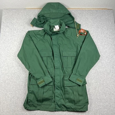 VINTAGE National Park Service R&R Jacket Zip Field Hood Large Tall Mens LT Green - Image 1 of 4