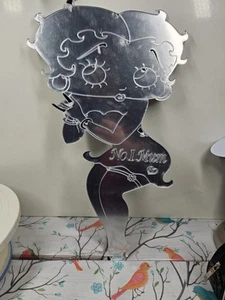 Acrylic Mirror Wall Decor Strong Sharp Reflection No DIY Betty Boop Shaped - Picture 1 of 5