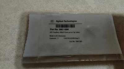 NOVO! Agilent PN: 5067-4604 capilar aço inoxidável 0,12 x 280 mm S/SX ps/ps - Imagem 1 de 2