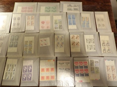 39 US Stamp Plate Blocks 15 cents and 18 cents denominations - Image 1 of 4