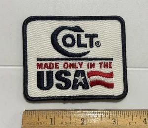 Colt Firearms Company Only Made in the USA Souvenir Embroidered Patch Badge - Picture 1 of 3