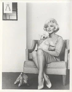 Marilyn Monroe poodle 1961 Beverly Hills Hotel Vintage Silver Gelatin 8x10 Photo - Picture 1 of 2