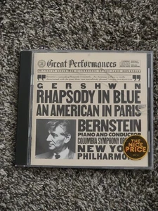 Rhapsody in Blue / an American in Paris by Gershwin / Bernstein / Nyp (CD, 1990) - Imagen 1 de 4