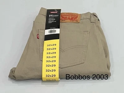 Pantalones de mezclilla para hombre Levi's 514 calce recto, tostados, talla 32X29 Foto 1 de 4