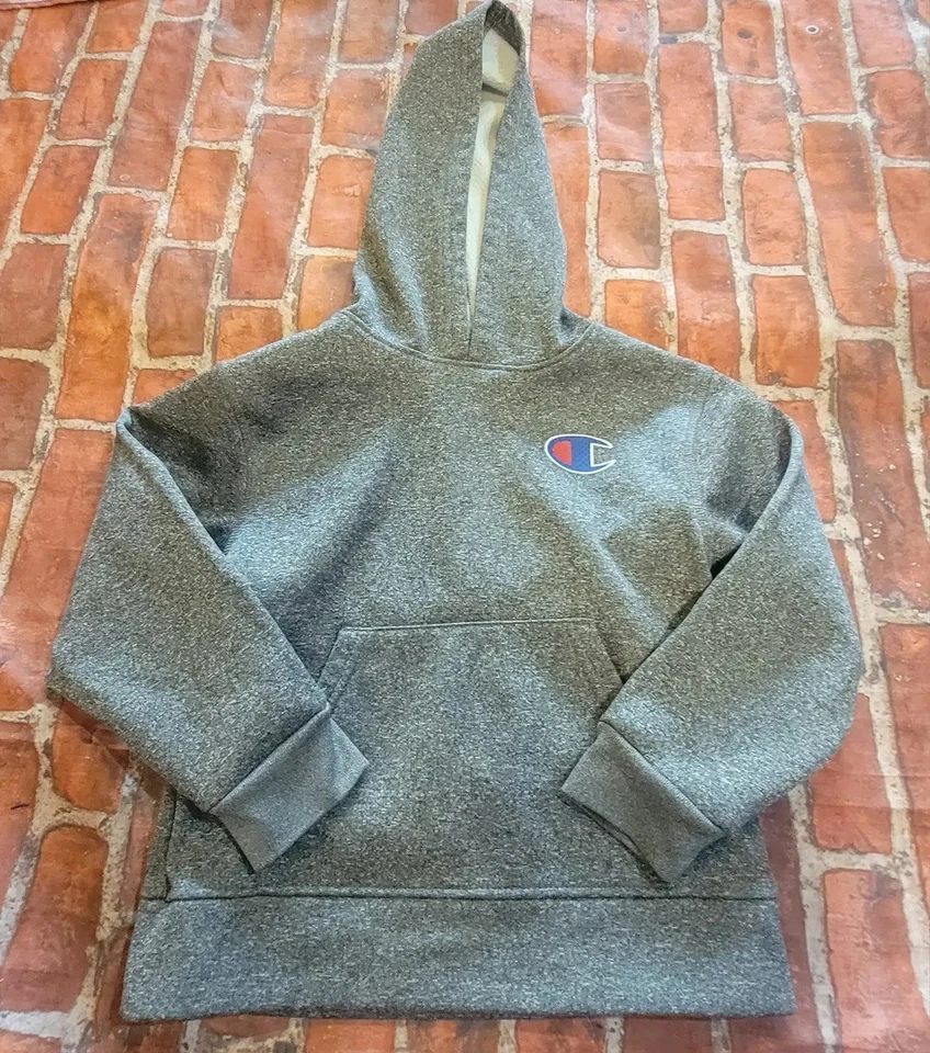 Sudadera con capucha gris Champion para niños 5/6 5 6 Foto 1 de 1