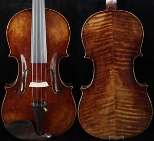 Meisterhand Geige nach Stradivari 1716 Messias Violine antik geölt ZM9 - Bild 1 von 12
