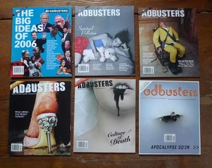 ADBUSTERS Magazine 63/64/65/66/67/68 2006.ANNATA[anti-consumismo,grafica - Picture 1 of 1